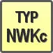 Piktogram - Typ: NWKc L